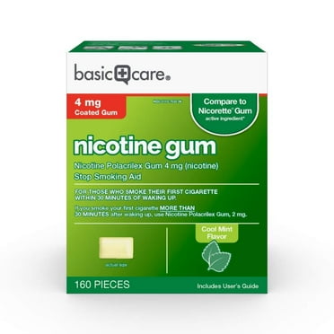 NICOTINE POLACRILEX 4 MG GUM 110
