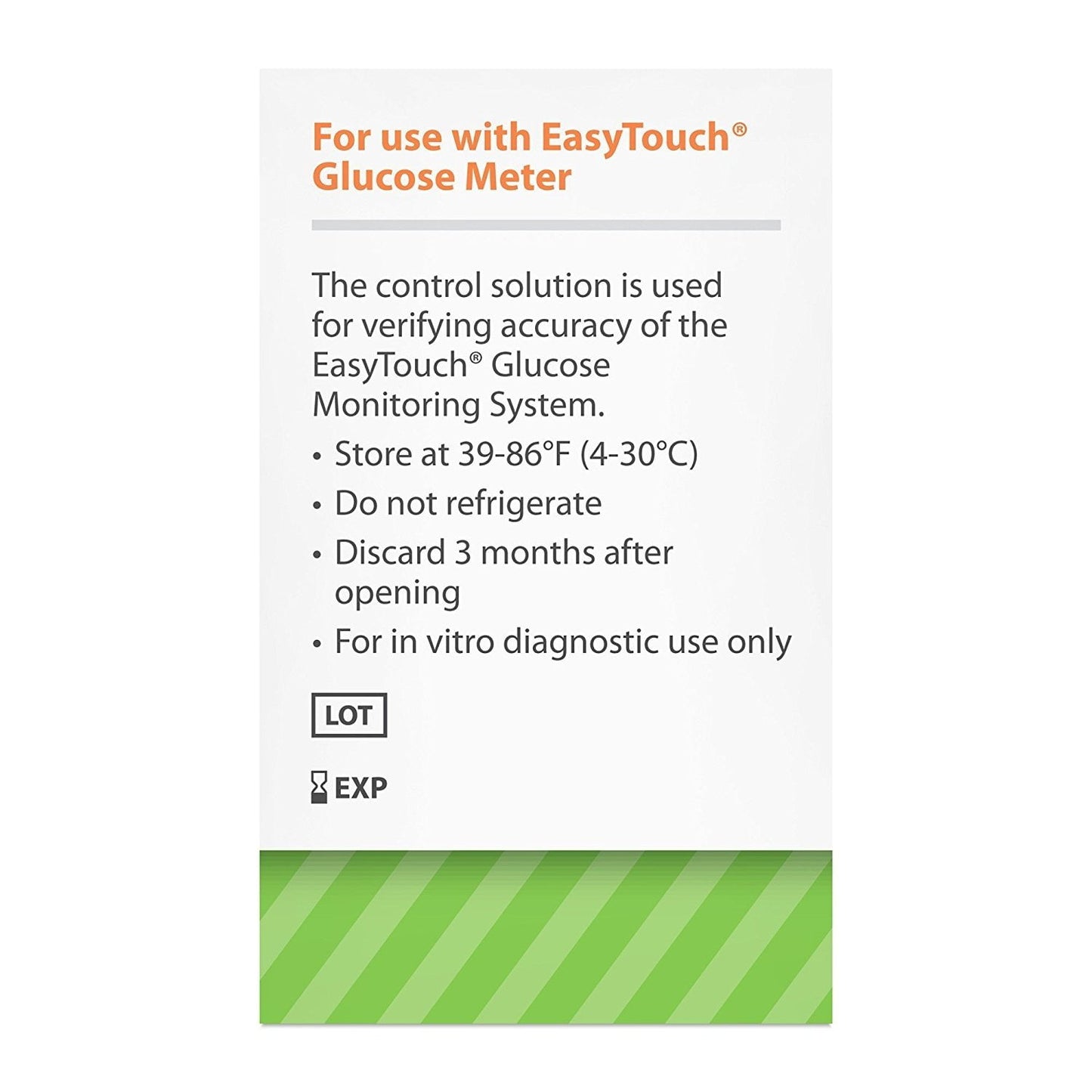 EASYTOUCH HEALTHPRO HI/LO CONTRL SOLUTN
