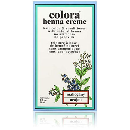 COLORA HENNA CREME MAHOGANY 2OZ