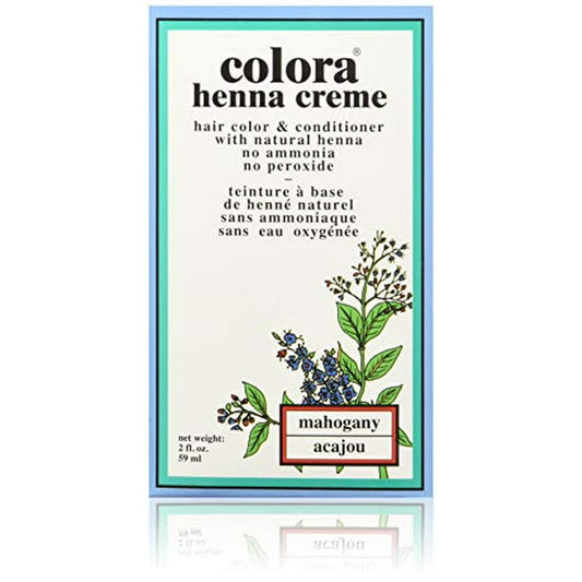 COLORA HENNA CREME MAHOGANY 2OZ