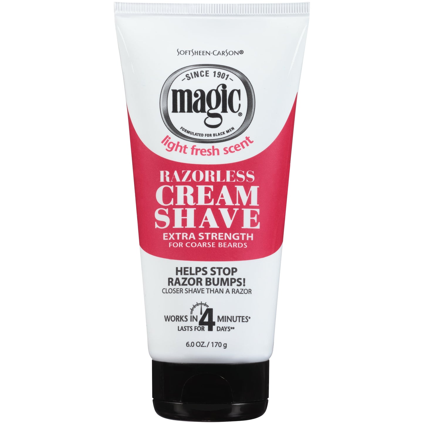 SoftSheen Carson Magic Razorless Shaving Cream for Hair Removal, 6 oz
