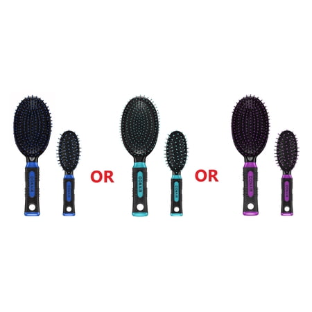 CONAIR Gelgrips Comfort Gel Handle Mid-Size Cushion Hair Brush - Assorted