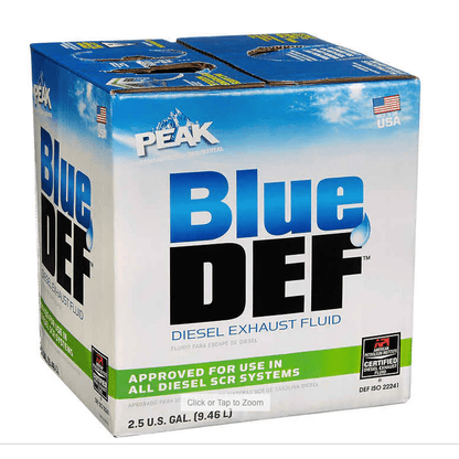 PEAK Blue Def Diesel Exhaust Fluid, 2.5 gallons