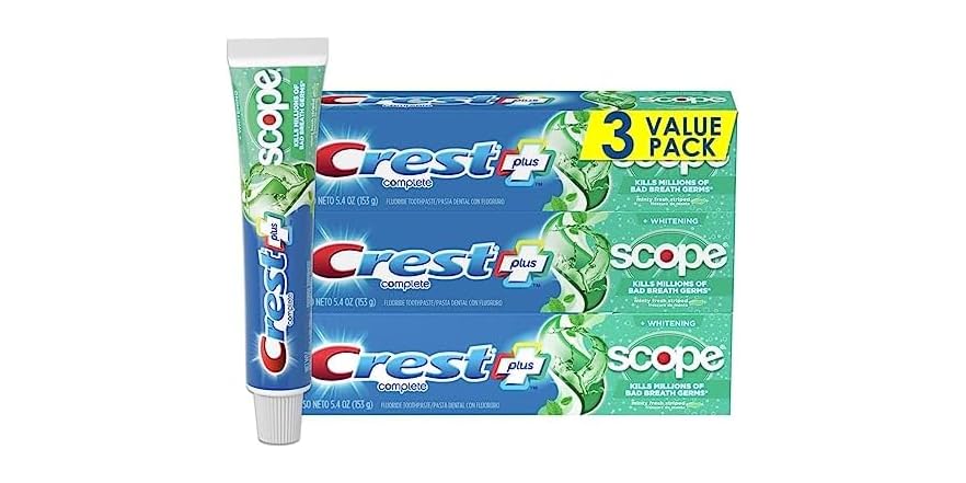 CREST COMPLETE +SCOPE 3IN1 WHT T/P 4.6OZ