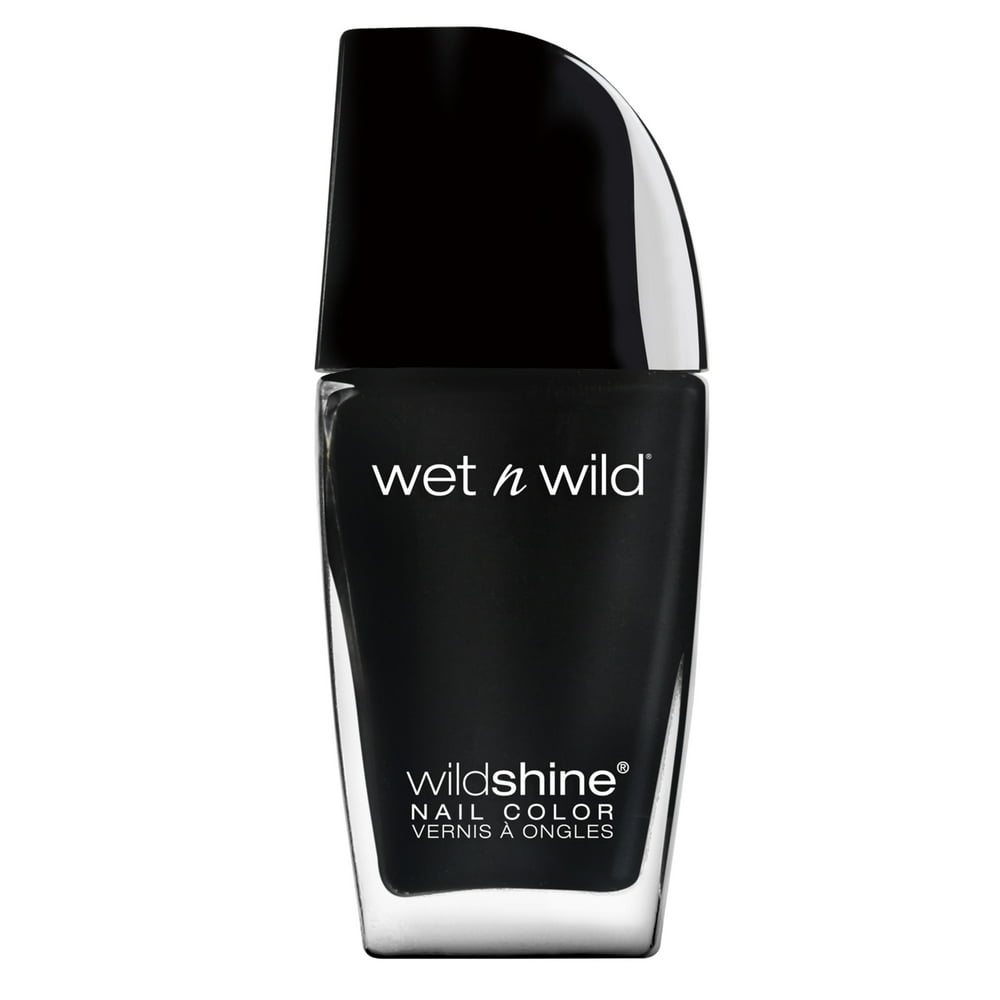 wet n wild Wild Shine Nail Color - Black Crème
