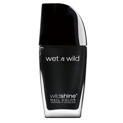wet n wild Wild Shine Nail Color - Black Crème