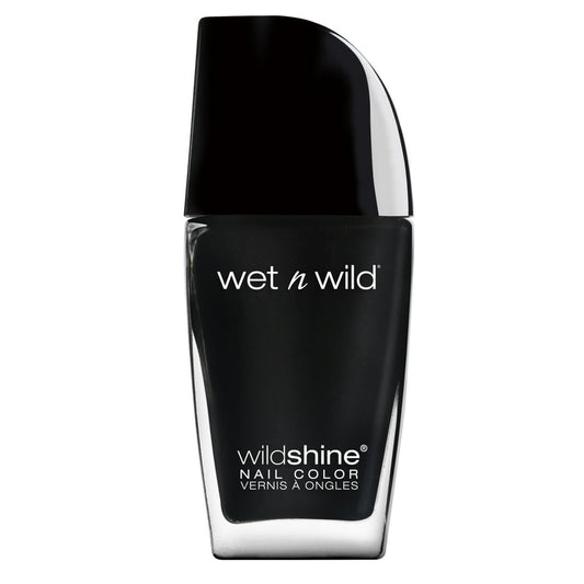 wet n wild Wild Shine Nail Color - Black Crème