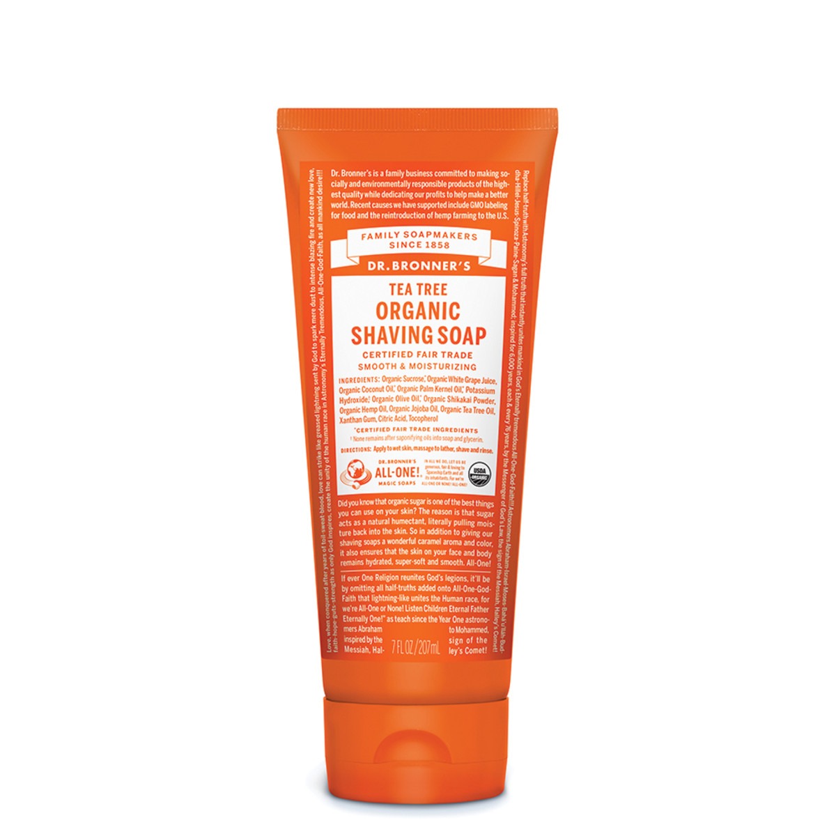 Dr. Bronners Bar Tea Tree 5oz Soap