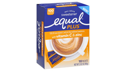 EQUAL PLUS PK 100 W/B VITAMINS