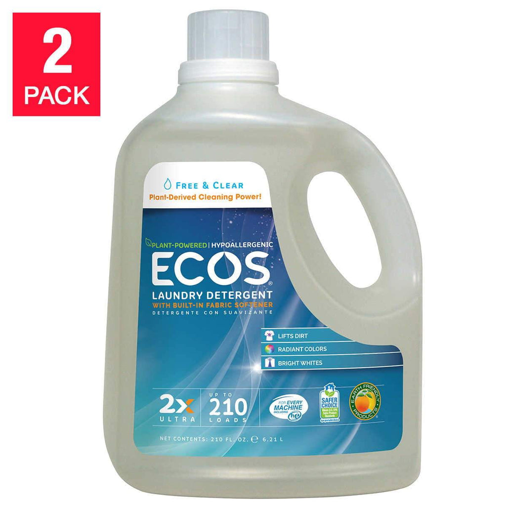 ECOS LAUNDRY DET,FREE&CLEAR