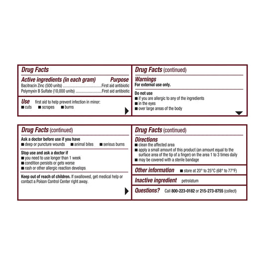 POLYSPORIN OINT FOIL PKT 144X0.03 OZ UD