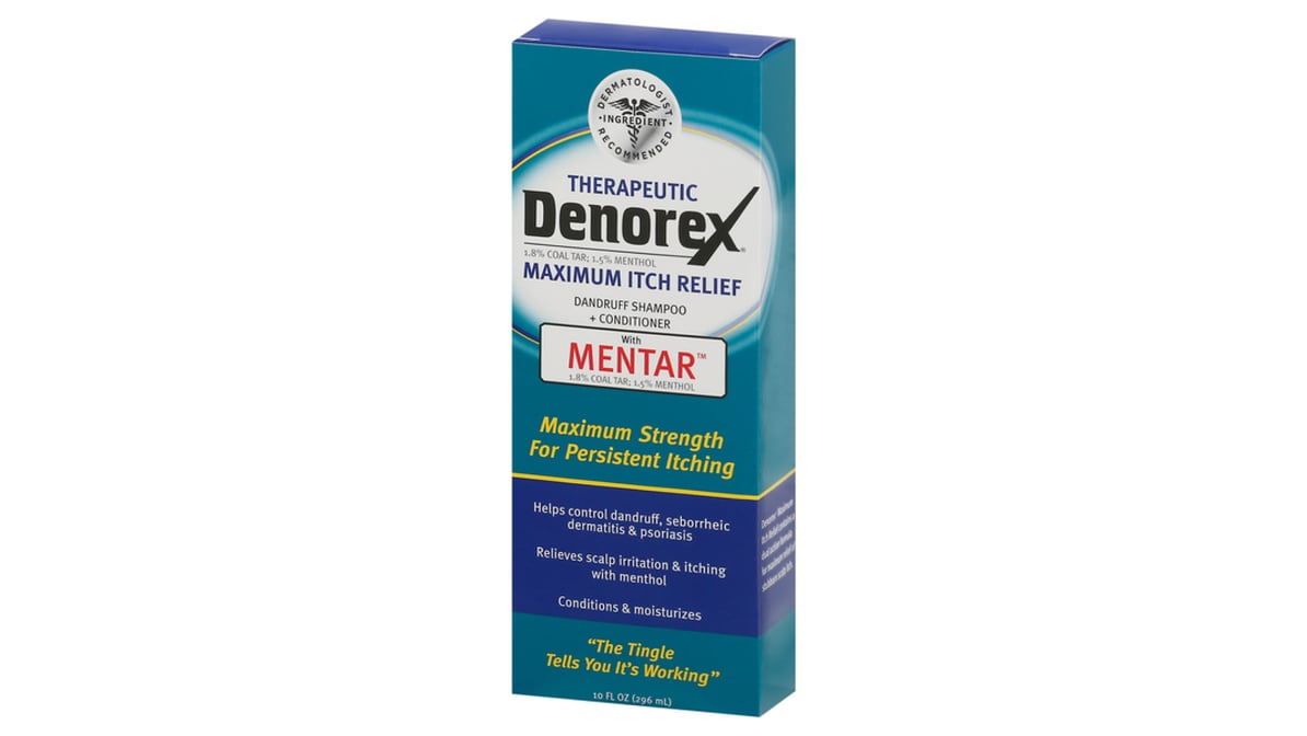 DENOREX MAX ITCH RELIEF SHAMPOO 10 OZ