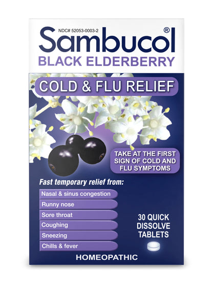 SAMBUCOL COLD FLU TABLET 30CT