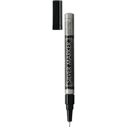 Pilot Metallic Permanent Marker  Extra-Fine  Silver