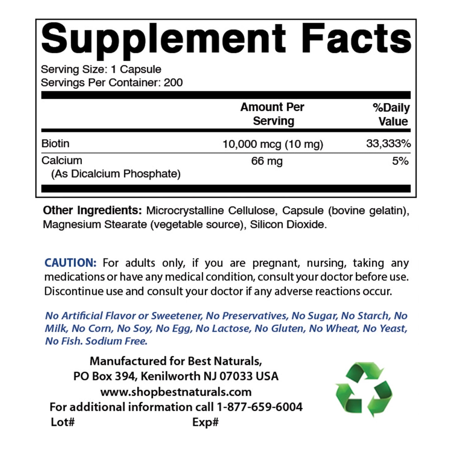 BIOTIN,10,000 MCG