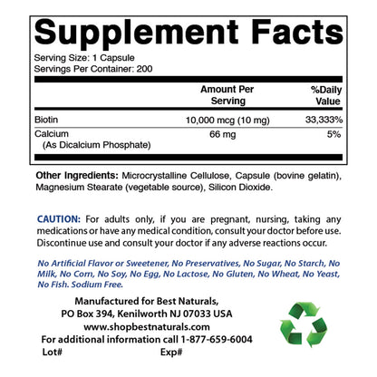 BIOTIN,10,000 MCG