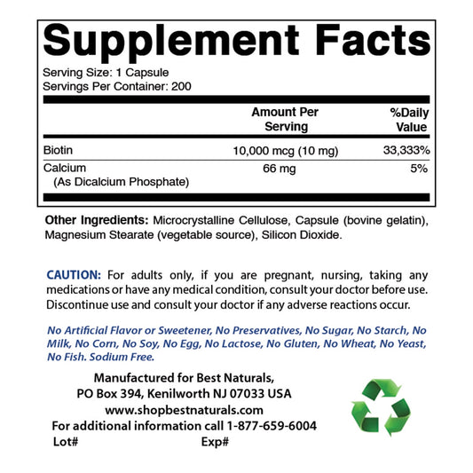 BIOTIN,10,000 MCG