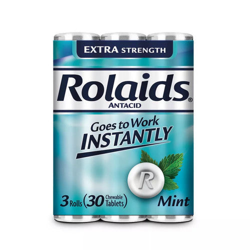 Rolaids Original Digestive Chewable Tablets, 30 count