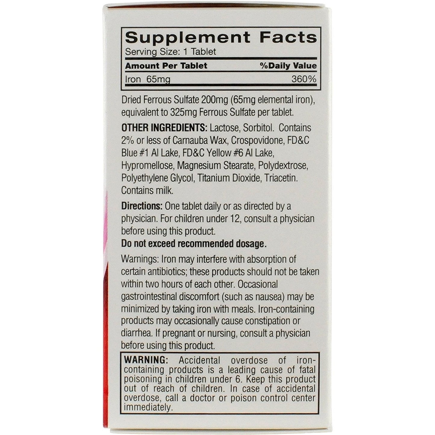 FEOSOL IRON TB 65MG 120 ORIG