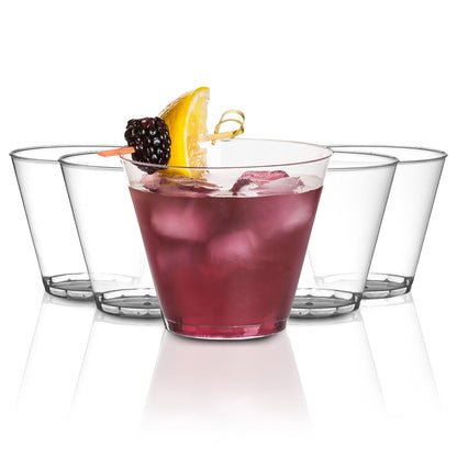 barY3 Disposable Clear Party Cups - 1 oz, 24 count