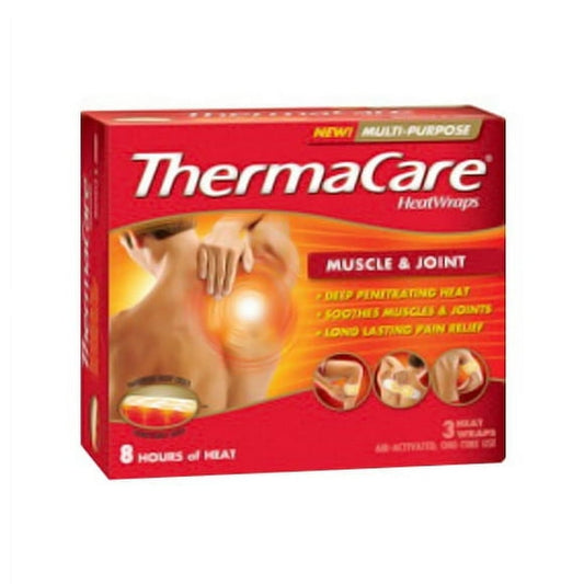 THERMACARE HEAT THRPY 8HR MUSCLE PAT 4CT