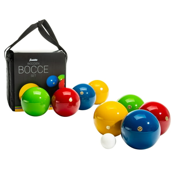 Franklin Sports 90mm Starter Bocce Ball Set With Carry Bag And Pallino