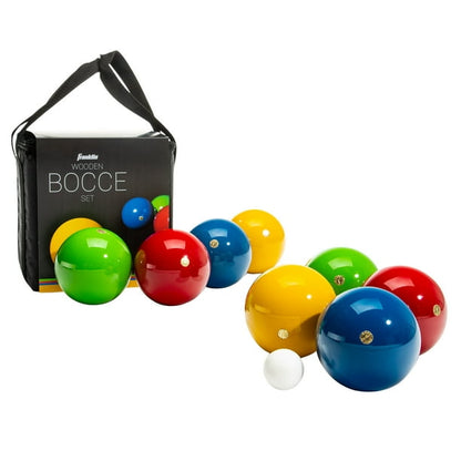 Franklin Sports 90mm Starter Bocce Ball Set With Carry Bag And Pallino