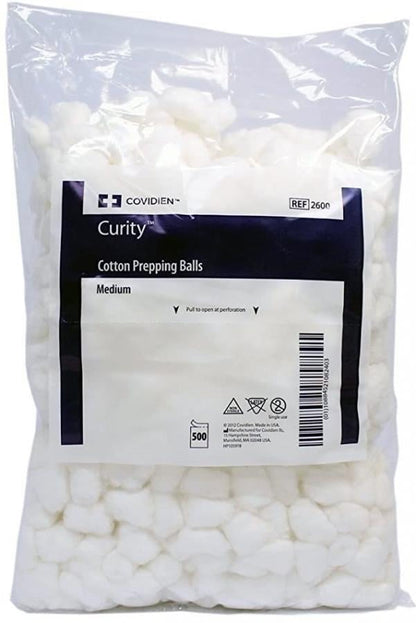 CURITY COTTON PREP BALL 500 MD
