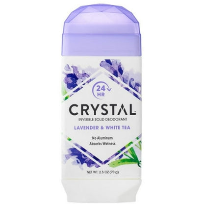 Crystal Deodorant Solid Stick 2.5oz Lavender & White Tea