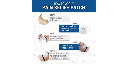 LIDOCAINE PAIN RELIEF 4% PAT 6