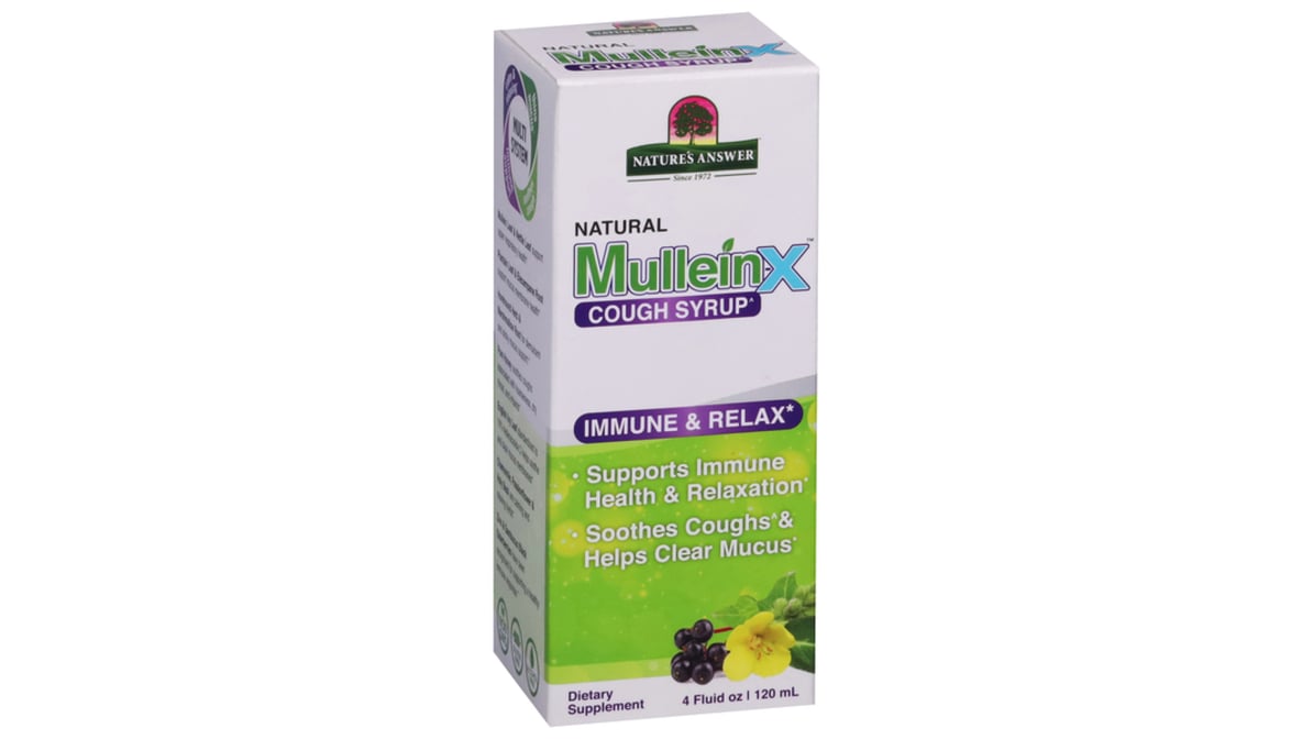 NATURE'S ANSWER MULLEIN X,RESP NAC,ZINC