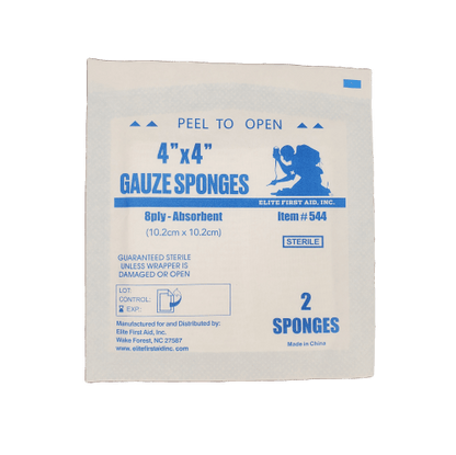 GAUZE SPONGE 4X4N 25 STR 8PL
