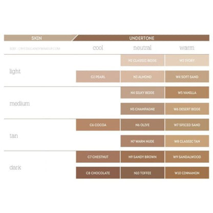 Nude by Nature Radiant Loose Powder Foundation - N9 Sandy Brown