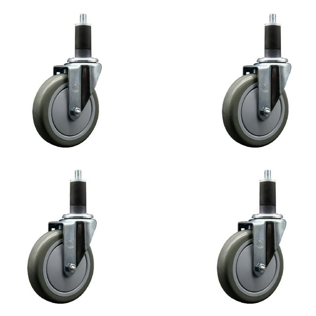 ONE SWIVEL POLY CSTER 5"X1.25" 25 CT DS