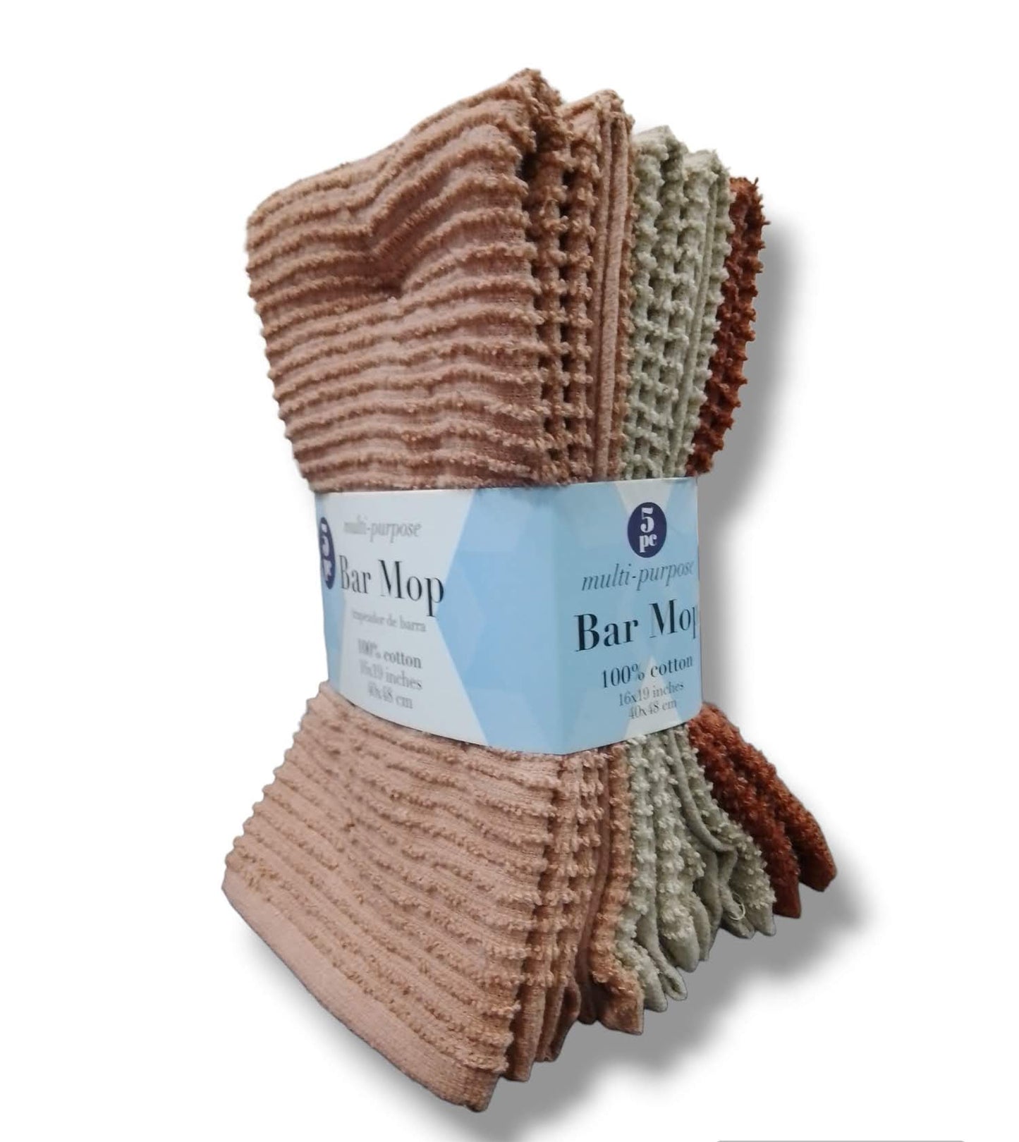 BAR MOP CLOTH S/3-SLATE