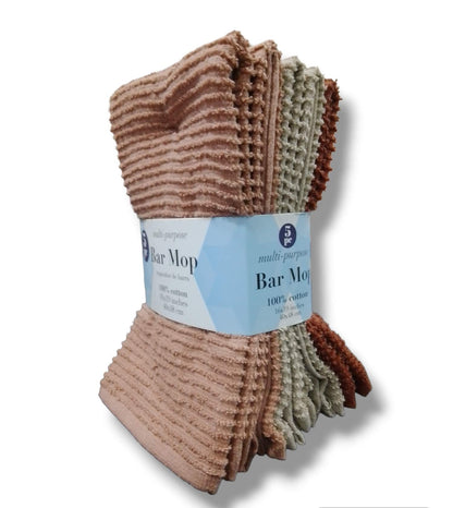 BAR MOP CLOTH S/3-SLATE
