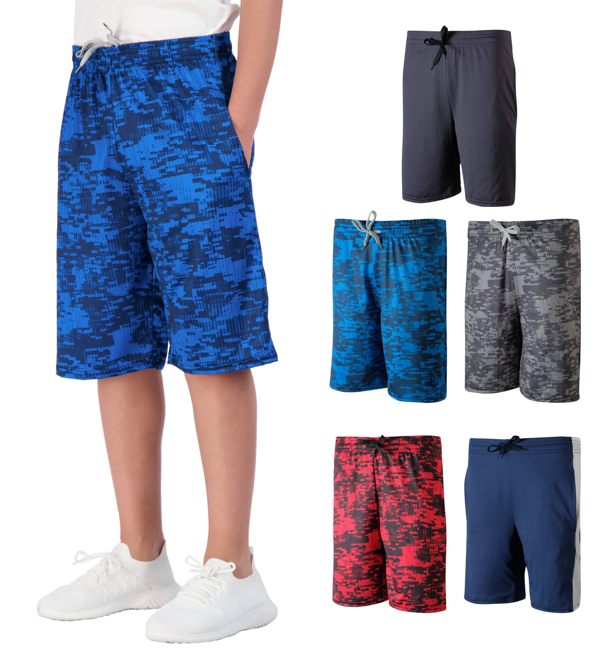 Little Boys Athletic Quarter Dry Fresh 5 Pack