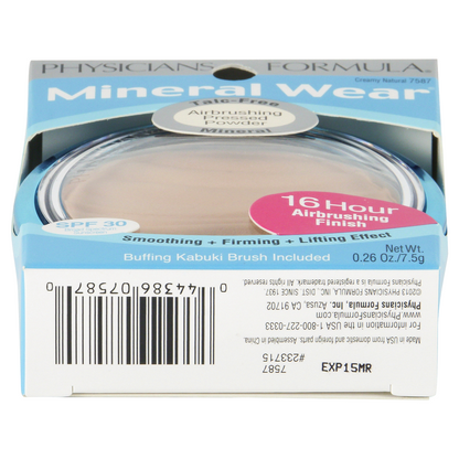 Physicians Formula Mineral Wear Talc-Free Airbrushing Pressed Powder SPF 30 - Creamy Natural