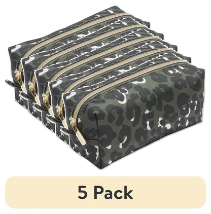 SCUNCI RPET PENCIL CS LEOPARD