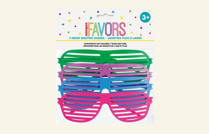 4 NEON SHUTTER SHADES