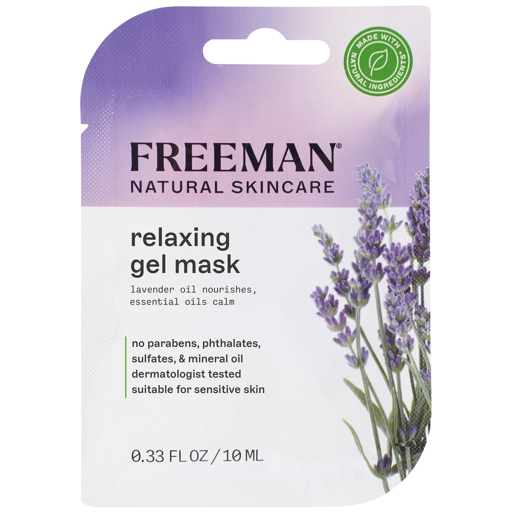 Freeman Facial Lavender Oil Gel Mask Packette (6in)