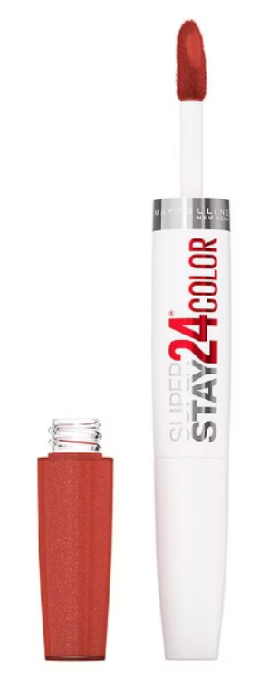 Maybelline SuperStay 24 2-Step Long Lasting Liquid Lipstick, Sultry Amber, 1 pce