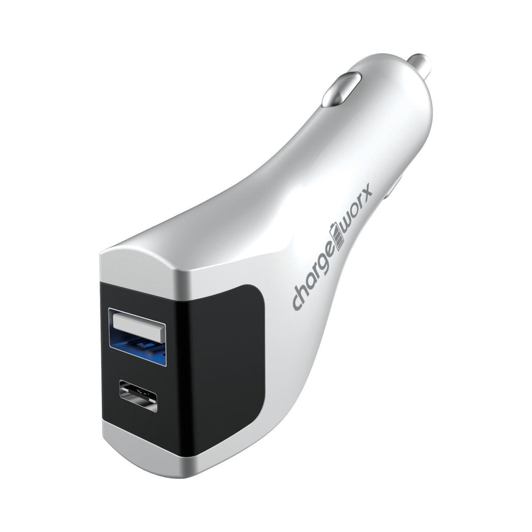 CHARGEWORX CHG/SNC USB C-A WHT3FT