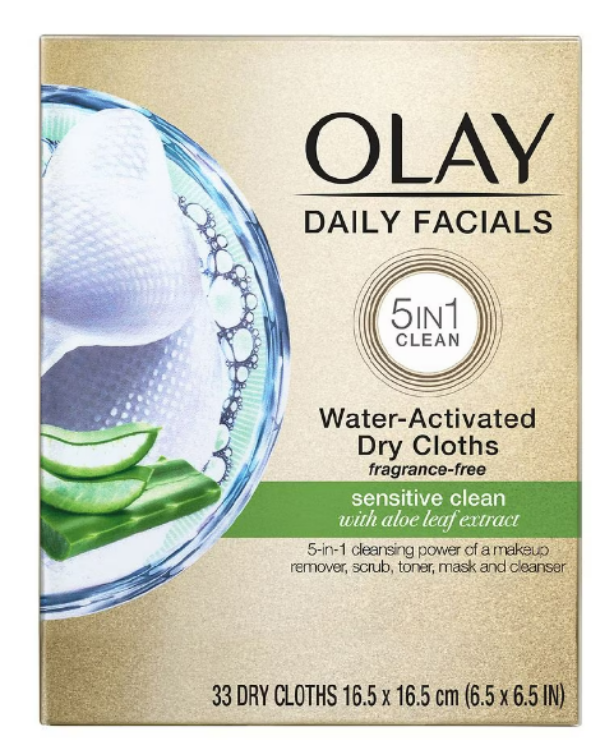 OLAY WET FACE CLOTH SENSITIVE 30CT