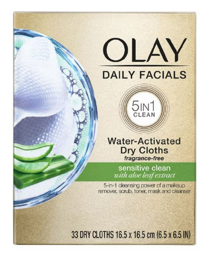 OLAY WET FACE CLOTH SENSITIVE 30CT