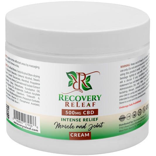 Powerfulx Recovery Cream 3.4oz Muscle And Joint Pain