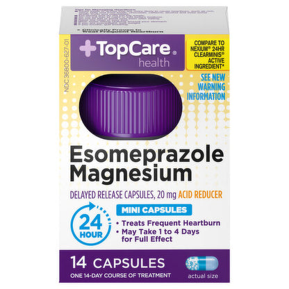 GNP ESOMEPRAZOLE MINI CLEAR CAPSULE 42CT