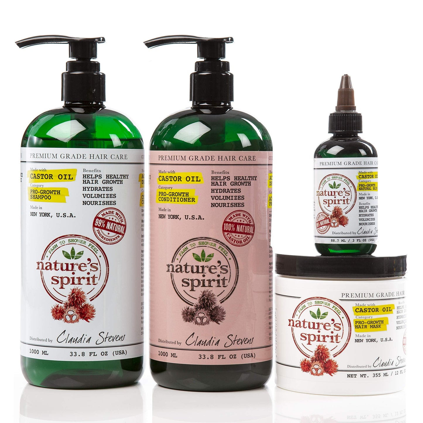NATURE SPIRIT CASTOR SHAMPOO 33