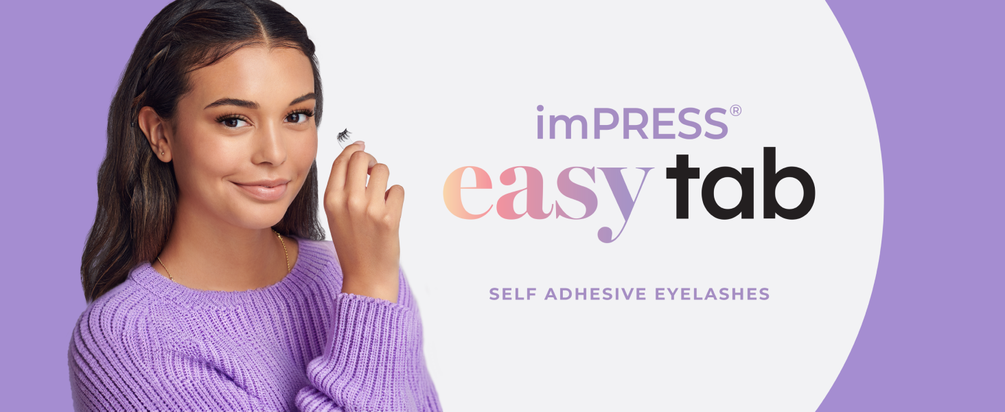 KISS imPRESS Falsies Easy Tab Self Adhesive Lashes -  Demi Wispy