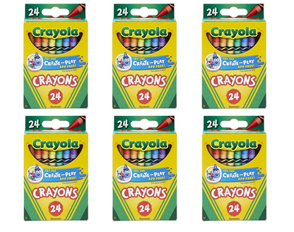 CRAYOLA CRAYONS 24 REGULAR